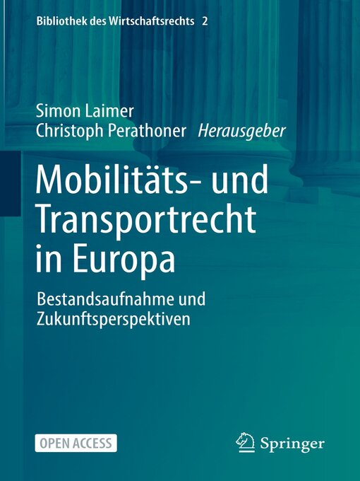 Title details for Mobilitäts- und Transportrecht in Europa by Simon Laimer - Available